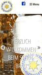 Mobile Screenshot of brauerei-scheubel.de